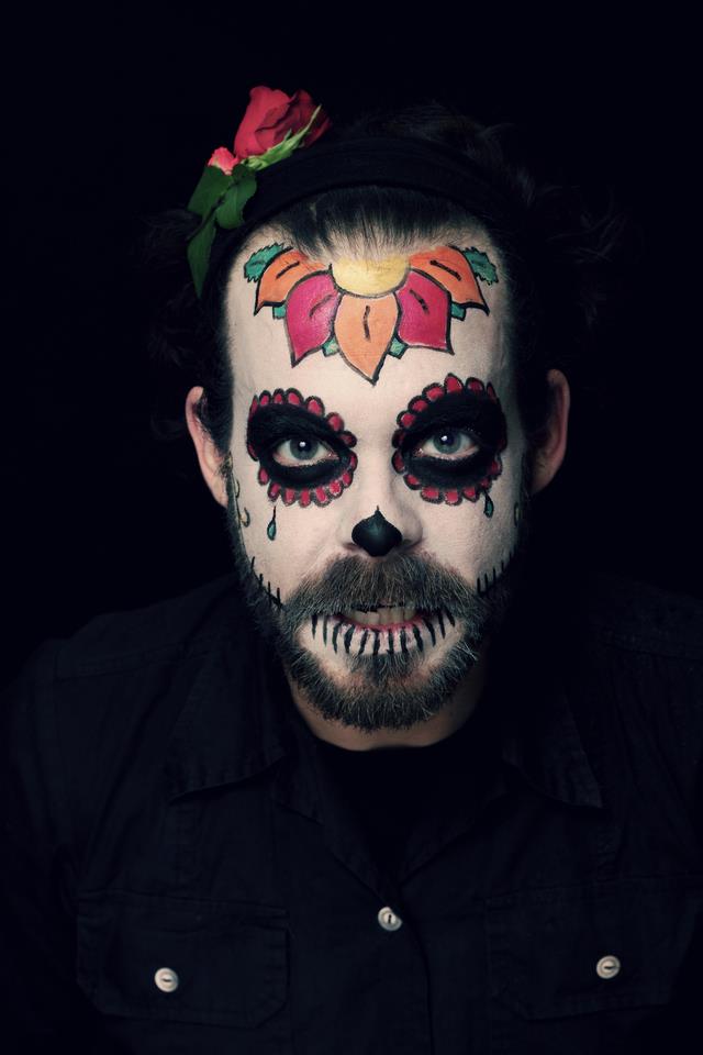 Salon Zwei Sugar skull Make-Up, Dia De Los Muertos